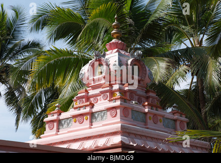 Temple Hindou de Vizhnijam Malabarian sud, Côte, Malabar, l'état du Kerala, en Inde, en Asie Banque D'Images