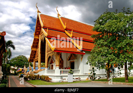 Temple Wat Phra Sing, Chiang Mai, Thaïlande, Asie Banque D'Images