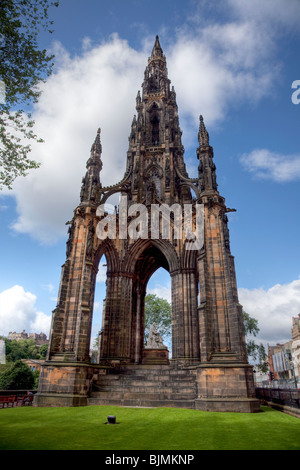 Le Scott Monument à Édimbourg, Écosse, Royaume-Uni, Europe Banque D'Images