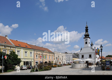 Schranne ancienne mairie, place principale de Gmuend, région de Waldviertel, Basse Autriche, Autriche, Europe Banque D'Images