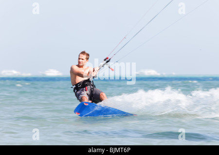 Abstract kiteboarding motion blur Banque D'Images