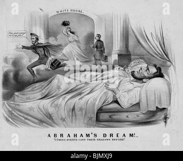 Abraham's dream !--'Prochains événements exprimés leurs ombres avant d' Banque D'Images