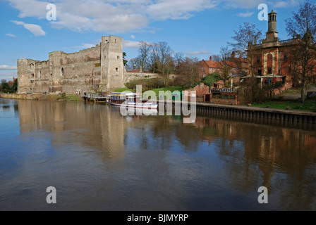 Château de Newark, à Newark-on-Trent, Nottinghamshire, Angleterre. Banque D'Images