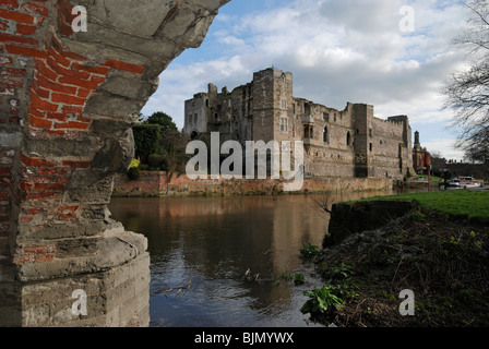 Château de Newark, à Newark-on-Trent, Nottinghamshire, Angleterre. Banque D'Images