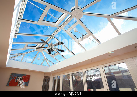 Une Orangerie conservatoire type intérieur d'une maison. Banque D'Images