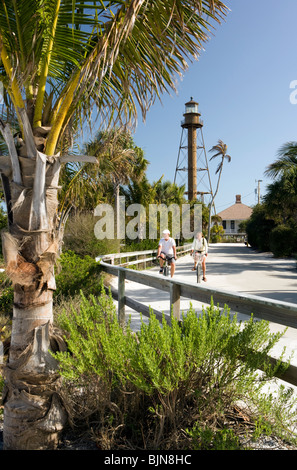 Phare de Sanibel Island - Sanibel Island, Floride USA Banque D'Images