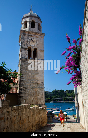 La Croatie, Dalmatie, côte dalmate, Cavtat Banque D'Images