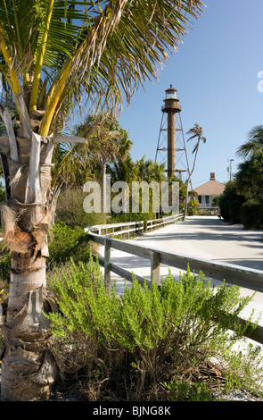 Phare de Sanibel Island - Sanibel Island, Floride USA Banque D'Images