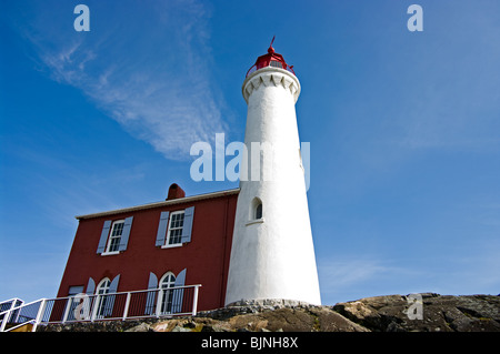 Le phare de Fisgard, Fort Rodd Hill Banque D'Images