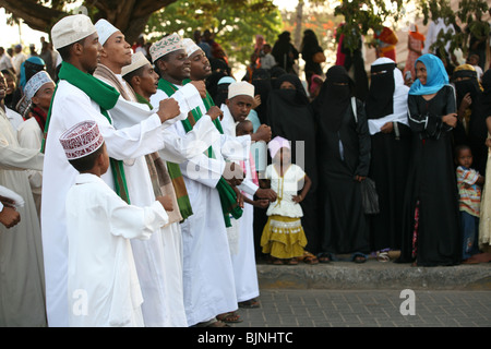 Le Maulidi festival à Malindi célèbre la naissance du Profit Mohamed Banque D'Images