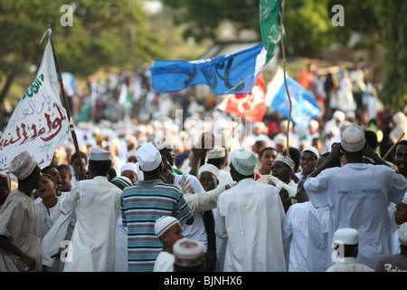 Le Maulidi festival à Malindi célèbre la naissance du Profit Mohamed Banque D'Images