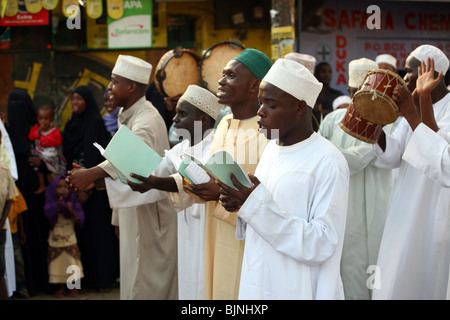 Le Maulidi festival à Malindi célèbre la naissance du Profit Mohamed Banque D'Images