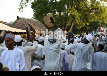 Le Maulidi festival à Malindi célèbre la naissance du Profit Mohamed Banque D'Images