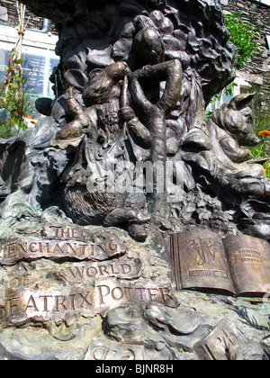 Beatrix Potter attraction mondiale sculpture statue de caractères Banque D'Images