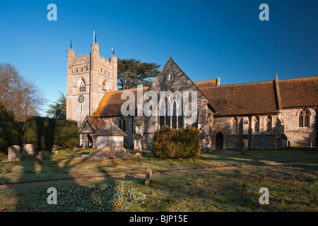 Eglise St Mary the Virgin en Hambleden Village près de Henley on Thames, Oxfordshire, UK Banque D'Images