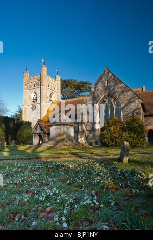 Eglise St Mary the Virgin en Hambleden Village près de Henley on Thames, Oxfordshire, UK Banque D'Images