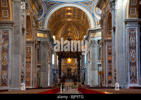 La basilique Saint Pierre, Rome Banque D'Images