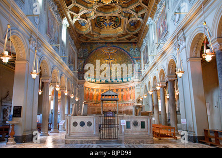 Basilique San Clemente, Rome Banque D'Images