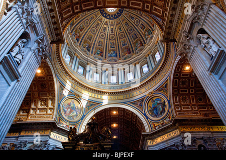 La basilique Saint Pierre, Rome Banque D'Images