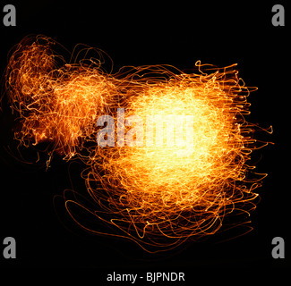 énergie de la boule de feu Banque D'Images