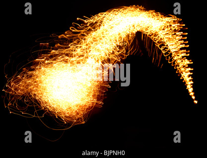 énergie de la boule de feu Banque D'Images