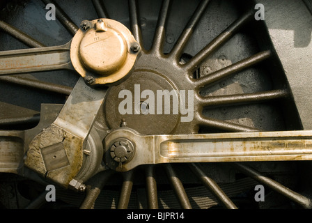 Détail de 60009 "Union de l'Afrique du Sud', une classe A4 LNER locomotive à vapeur à Crewe, Cheshire, Royaume-Uni Banque D'Images