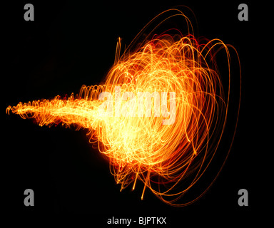 énergie de la boule de feu Banque D'Images