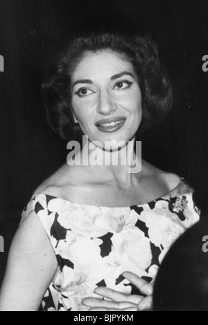 MARIA CALLAS - chanteur d'American-Greek (1923-77) Banque D'Images