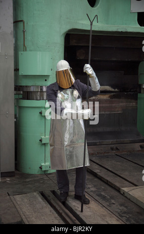 ThyssenKrupp VDM, marteau-forge, Unna, Allemagne Banque D'Images