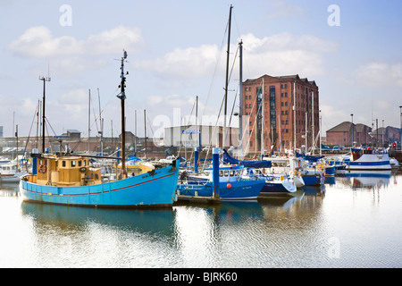 Marina de Hull, East Yorkshire, England UK Banque D'Images