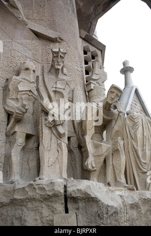 La Sagrada Familia à Barcelone Banque D'Images