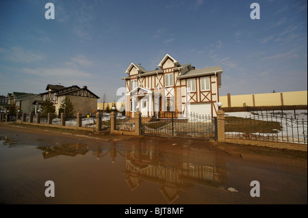 House, en Russie, dans la région de Moscou, le village 'Princes Lac' Banque D'Images