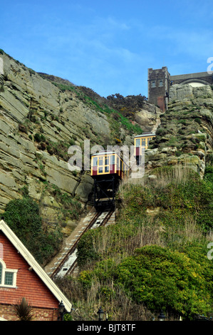 East Hill Lift, Hastings Banque D'Images