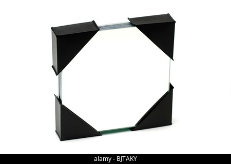 Ensemble de huit carreaux Miroir de salle de bain Banque D'Images