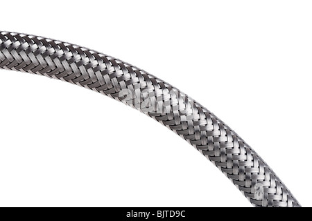 Abstract metal tuyau d'eau, gros plan détail haut Banque D'Images