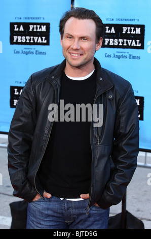 CHRISTIAN SLATER PAPER MAN PREMIÈRE MONDIALE. Ouverture DU FESTIVAL DU FILM DE LOS ANGELES WESTWOOD GALA CA USA 18 Juin 2009 Banque D'Images