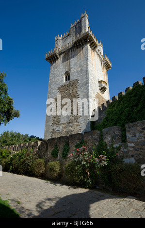 Le Portugal, l'Alentejo, Beja, la Torre de Menagem dans le château Banque D'Images