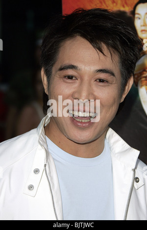 JET LI PREMIERE FILM HÉROS CINÉMA ARCLIGHT HOLLYWOOD LOS ANGELES USA 17 Août 2004 Banque D'Images