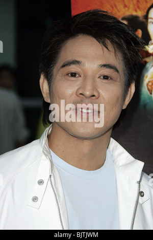 JET LI PREMIERE FILM HÉROS CINÉMA ARCLIGHT HOLLYWOOD LOS ANGELES USA 17 Août 2004 Banque D'Images