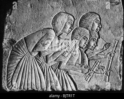 Les scribes égyptiens, c1350 BC (1936). Artiste : Inconnu Banque D'Images