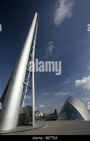 Go, l'Écosse, Glasgow, Lanarkshire, Pacific Quay Banque D'Images