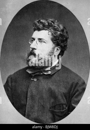 Georges Bizet, compositeur français, 1874. Artiste : Inconnu Banque D'Images