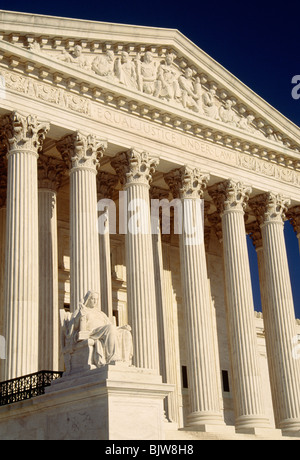 Cour suprême des États-Unis, Washington DC Banque D'Images