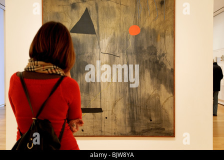 La naissance du monde, Montroig, la fin de l'été-automne 1925, par Joan Miró, MOMA, Museum of Modern Art, New York City Banque D'Images