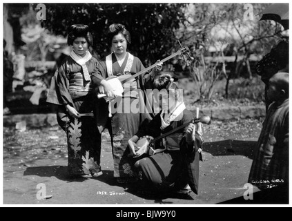 Yukie, Japon, début du xxe siècle( ?). Artiste : Inconnu Banque D'Images