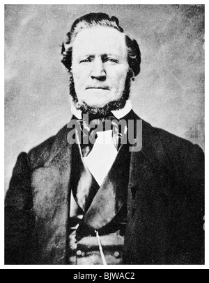 Brigham Young, dirigeant Mormon américain, c1855-1865 (1955). Artiste : Inconnu Banque D'Images