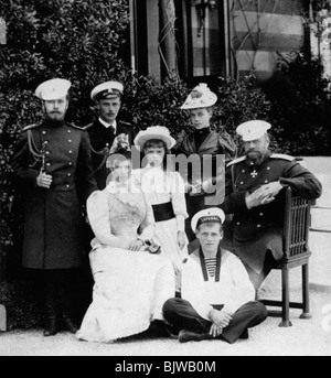 La famille impériale russe, c1894 (1964). Artiste : Inconnu Banque D'Images