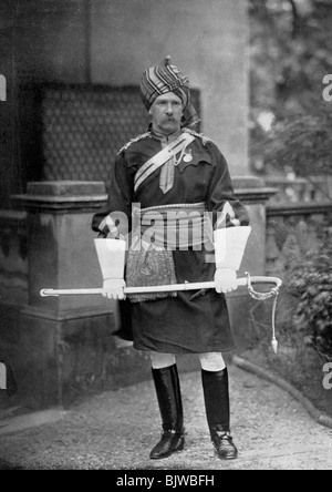 Le lieutenant-colonel RGL Richardson, commandant de la 18e lanciers du Bengale, 1896.Artiste : Grégoire & Co Banque D'Images
