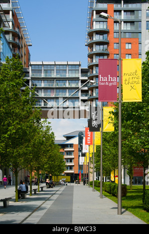 Le Leftbank Spinningfields bâtiments à l'appartement le développement, Manchester, Angleterre, RU Banque D'Images