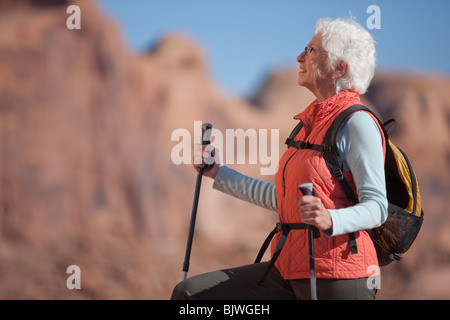 Randonneur âgée Banque D'Images